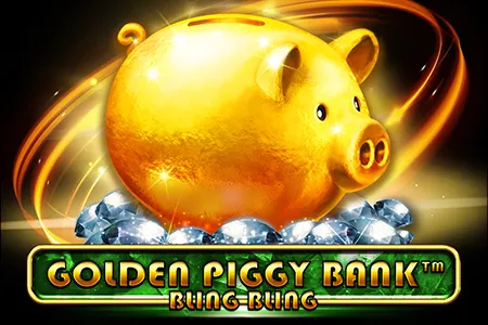 Golden Piggy Bank - Bling Bling