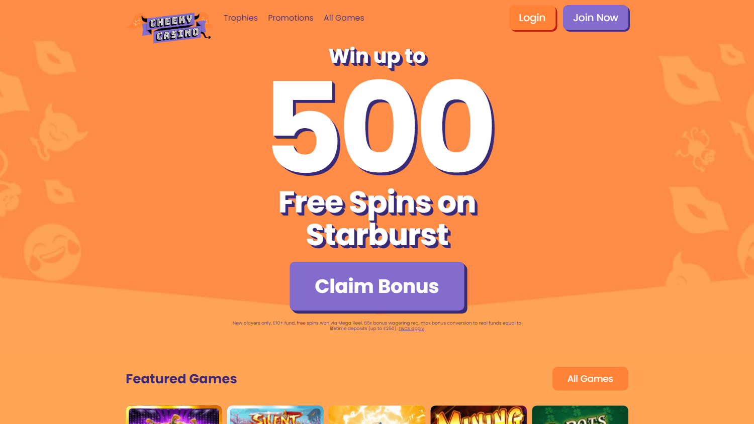 Cheeky Casino Desktop screenshot